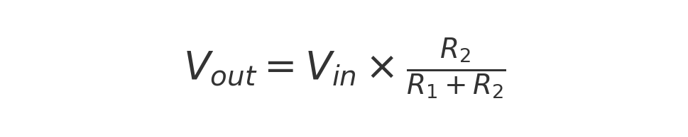 Voltage Divider for Proportional Output